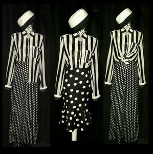 B/W Pin stripe blouse